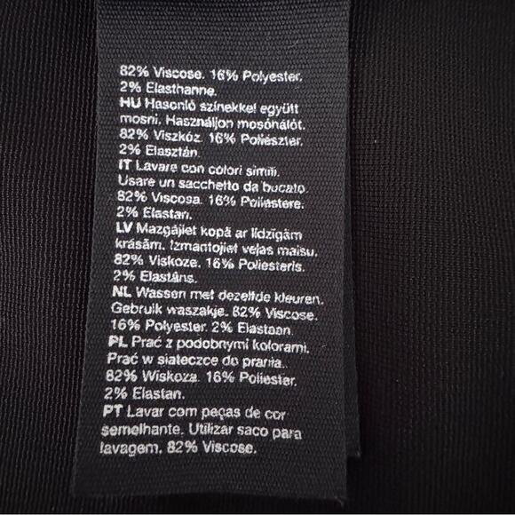 & Other Stories Black Wrap Crop Top size Medium - Picture 10 of 13